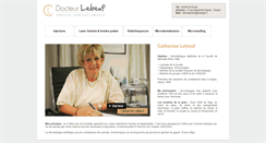 Desktop Screenshot of docteurlebeuf.com